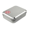 Branded Promotional FIRST AID KIT in Tin Box in Red First Aid Kit From Concept Incentives.