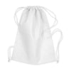 Branded Promotional DRAWSTRING BAG in White Bag From Concept Incentives.