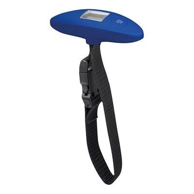 Branded Promotional LUGGAGE SCALE in Royal Blue Scales From Concept Incentives.