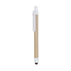 Branded Promotional RECYCLED CARD TOUCH SCREEN STYLUS BALL PEN in White Pen From Concept Incentives.