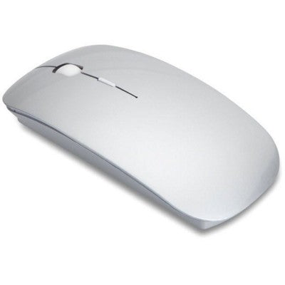 Branded Promotional CORDLESS OPTICAL MOUSE in Matt Silver Mouse From Concept Incentives.