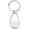 Branded Promotional METAL BOTTLE OPENER KEYRING in Shiny Silver Bottle Opener From Concept Incentives.