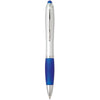 Branded Promotional PLASTIC TWIST BALL PEN in Blue Pen From Concept Incentives.