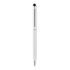 Branded Promotional TWIST AND TOUCH BALL PEN in White Pen From Concept Incentives.