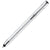 Branded Promotional ALUMINIUM METAL PUSH BALL PEN in Matt Silver Pen From Concept Incentives.