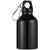 Branded Promotional ALUMINIUM METAL FLASK BOTTLE in Black Sports Drink Bottle From Concept Incentives.