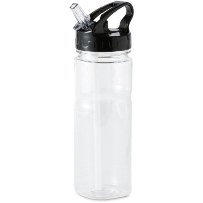 Branded Promotional SPORTS DRINK BOTTLE in Translucent Clear Transparent Sports Drink Bottle From Concept Incentives.