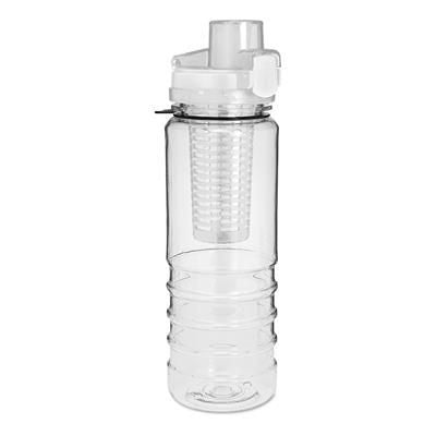 Branded Promotional 700ML TRITAN BOTTLE in White Sports Drink Bottle From Concept Incentives.