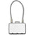 Branded Promotional SUITCASE TRAVEL PADLOCK in Silver Lock From Concept Incentives.