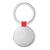 Branded Promotional ROUND SHAPE KEYRING in Red Keyring From Concept Incentives.