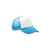 Branded Promotional TRUCKERS CAP in Turquoise Baseball Cap From Concept Incentives.