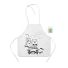 Branded Promotional NON WOVEN CHILDRENS APRON with 4 Markers Apron From Concept Incentives.