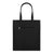 Branded Promotional MOURA CANVAS SHOPPER TOTE BAG in Black Bag From Concept Incentives.