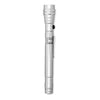 Branded Promotional STRECH-TORCH EXTENDABLE ALUMINIUM METAL TORCH in Silver Torch From Concept Incentives.