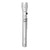 Branded Promotional STRECH-TORCH EXTENDABLE ALUMINIUM METAL TORCH in Silver Torch From Concept Incentives.