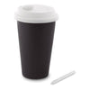Branded Promotional CHALK TUMBLER with Silicon Lid in White Mug From Concept Incentives.