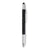 Branded Promotional LEVEL PEN with Ruler & Stylus in Black Pen From Concept Incentives.