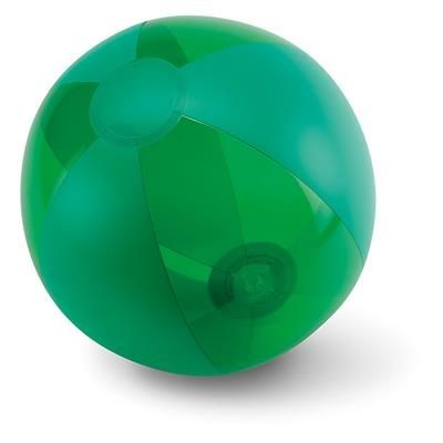 Branded Promotional INFLATABLE BEACHBALL in Green Beach Ball From Concept Incentives.