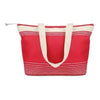 Branded Promotional COTTON BEACH BAG in Red Beach Bag From Concept Incentives.