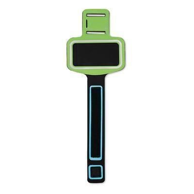 Branded Promotional ADJUSTABLE ARM BAND in Lime Arm Band From Concept Incentives.