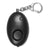 Branded Promotional MINI PERSONAL ALARM with Keyring in Black Alarm From Concept Incentives.