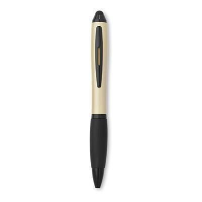 Branded Promotional RIO TOUCH PEN in Champagne Pen From Concept Incentives.