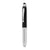 Branded Promotional STYLUS PEN with Torch in Black Pen From Concept Incentives.