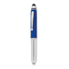 Branded Promotional STYLUS PEN with Torch in Blue Pen From Concept Incentives.