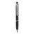 Branded Promotional ALUMINIUM METAL STYLUS PEN in Black Pen From Concept Incentives.