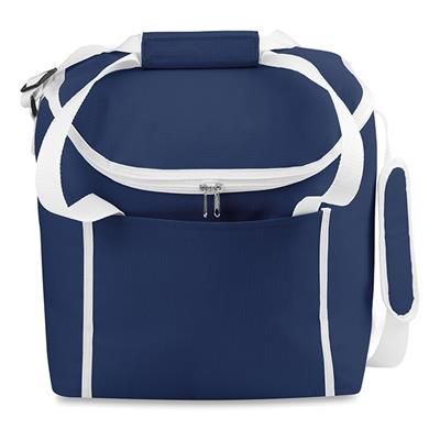 Branded Promotional 600D POLYESTER COOL BAG in Blue Cool Bag From Concept Incentives.