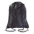 Branded Promotional LARGE POLYESTER DRAWSTRING BAG in Black Bag From Concept Incentives.