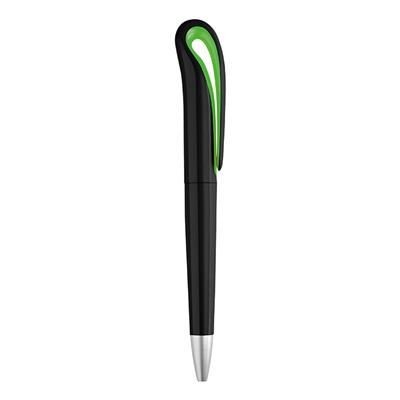 Branded Promotional ABS TWIST BALL PEN in Lime Pen From Concept Incentives.