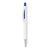 Branded Promotional PLASTIC PEN with Shiny Tip in Blue Pen From Concept Incentives.