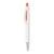 Branded Promotional PLASTIC PEN with Shiny Tip in Orange Pen From Concept Incentives.