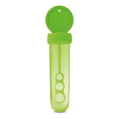 Branded Promotional BUBBLE BLOWER STICK in Lime Bubble Blower From Concept Incentives.