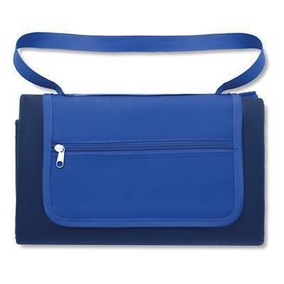 Branded Promotional PICNIC BLANKET in Blue Blanket From Concept Incentives.
