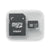 Branded Promotional MICRO SD CARD 16GB with Sd Adapter in Clear Transparent Memory Card From Concept Incentives.