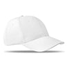 Branded Promotional 6 PANEL STRUCTURED CAP in White Baseball Cap From Concept Incentives.