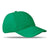 Branded Promotional 6 PANEL STRUCTURED CAP in Green Baseball Cap From Concept Incentives.