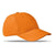Branded Promotional 6 PANEL STRUCTURED CAP in Orange Baseball Cap From Concept Incentives.