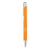 Branded Promotional AOSTA PUSH BUTTON BALL PEN in Orange Pen From Concept Incentives.