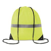 STRIPE DRAWSTRING BAG in 190t Polyester with Reflective Stripe