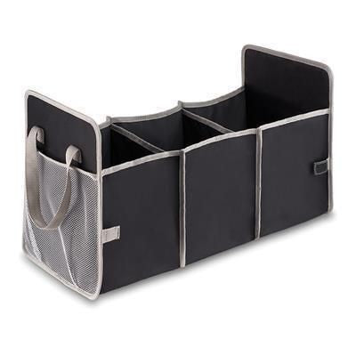 Branded Promotional FOLDING CAR ORGANIZER in 600d Polyester Car Seat Organiser From Concept Incentives.