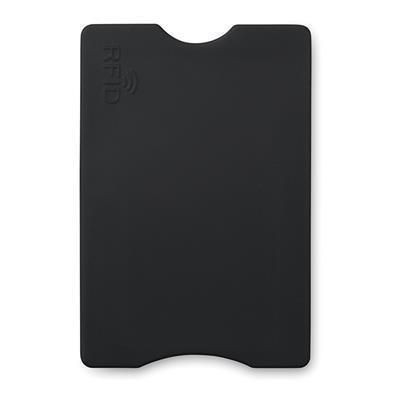 Branded Promotional PROTECTOR RFID CREDIT CARD PROTECTOR in Black Credit Card Holder From Concept Incentives.