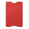 Branded Promotional PROTECTOR RFID CREDIT CARD PROTECTOR in Red Credit Card Holder From Concept Incentives.