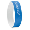 Branded Promotional ONE SHEET OF 10 WRISTBAND in Blue Wrist Band From Concept Incentives.