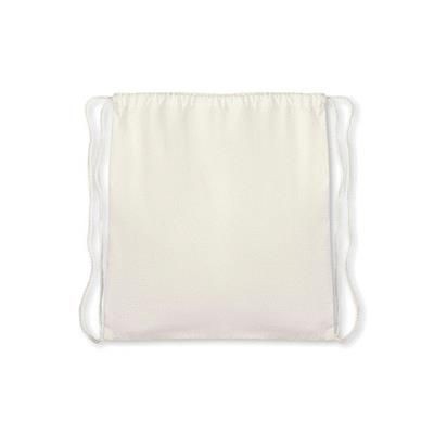Branded Promotional ORGANIC COTTON DRAWSTRING BAG Bag From Concept Incentives.