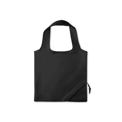 Branded Promotional 210T FOLDING SHOPPER TOTE BAG Bag From Concept Incentives.