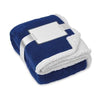 Branded Promotional CORAL FLEECE PICNIC BLANKET with Sherpa Lining Blanket From Concept Incentives.