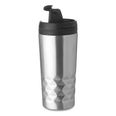 Branded Promotional DOUBLE WALL STAINLESS STEEL METAL TRAVEL MUG Travel Mug From Concept Incentives.